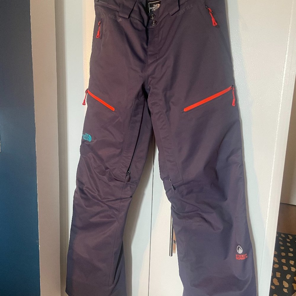 North Face Steep Series Gore-tex Pro Recco Gray Ski Pants